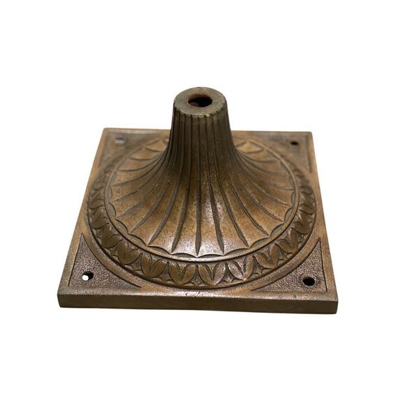 Antique Art Deco Cast Iron Ceilling Medallion Bronze Finish - Picture 1 of 4
